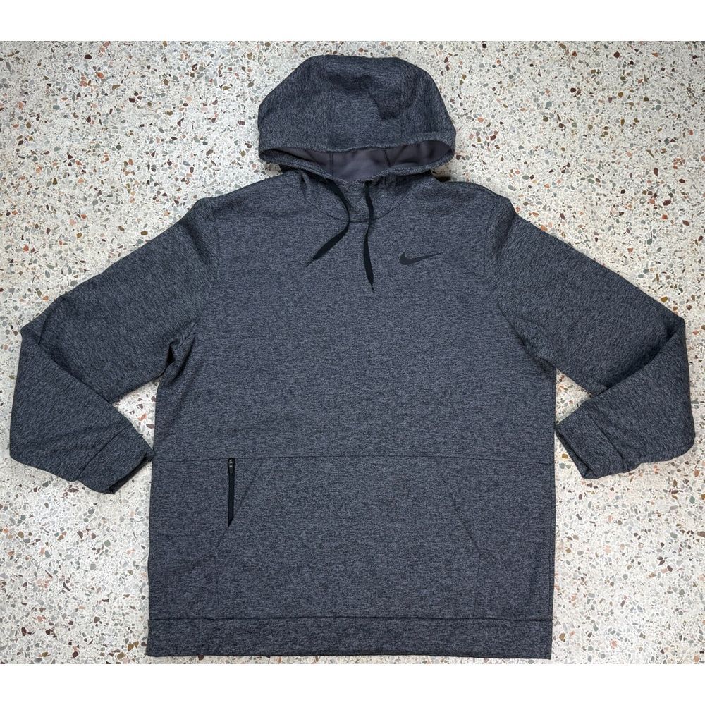 Nike Standard Fit One Of A Kind Embroidered Stay Young Gray Hoodie Size XL